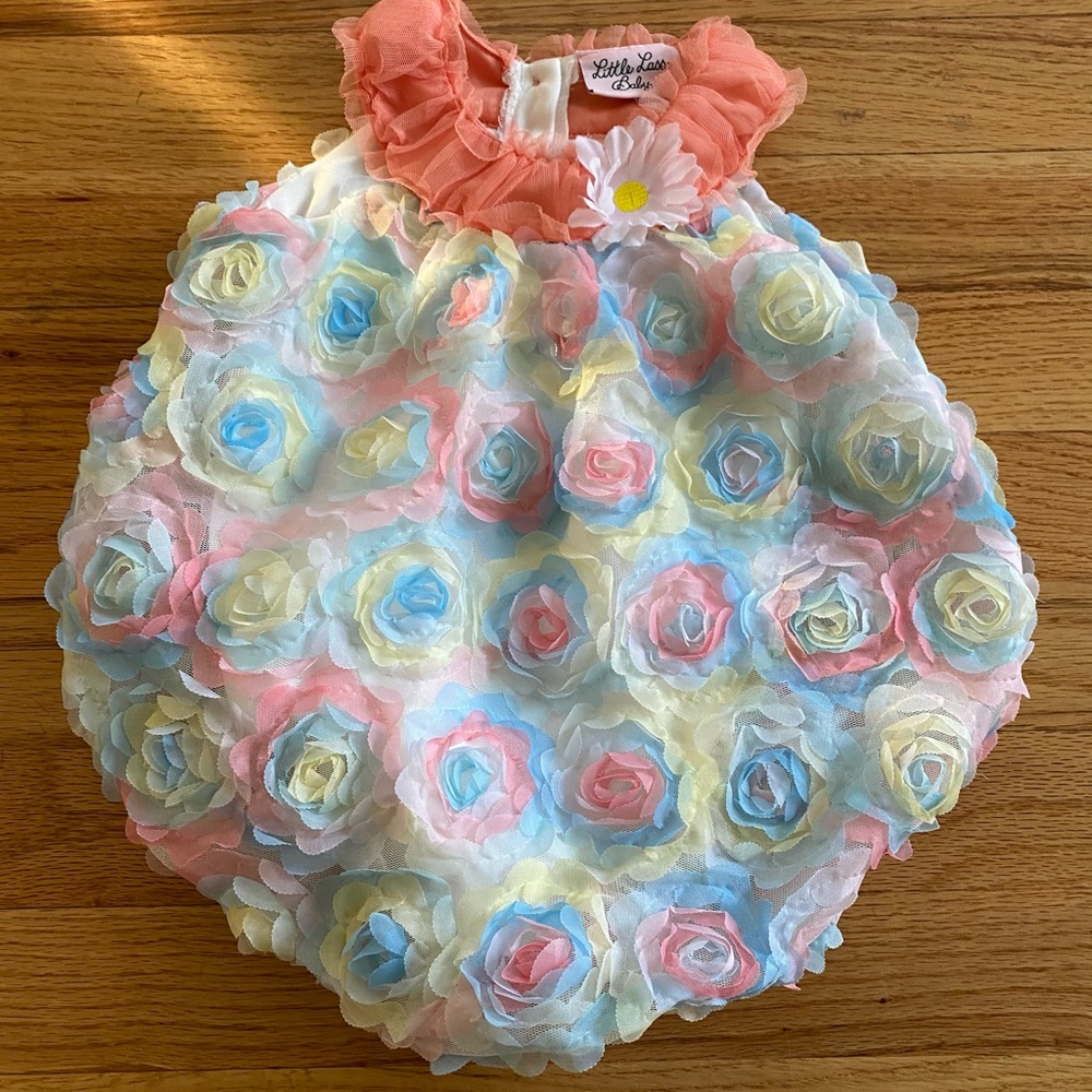 Little lass bubble dress/one piece